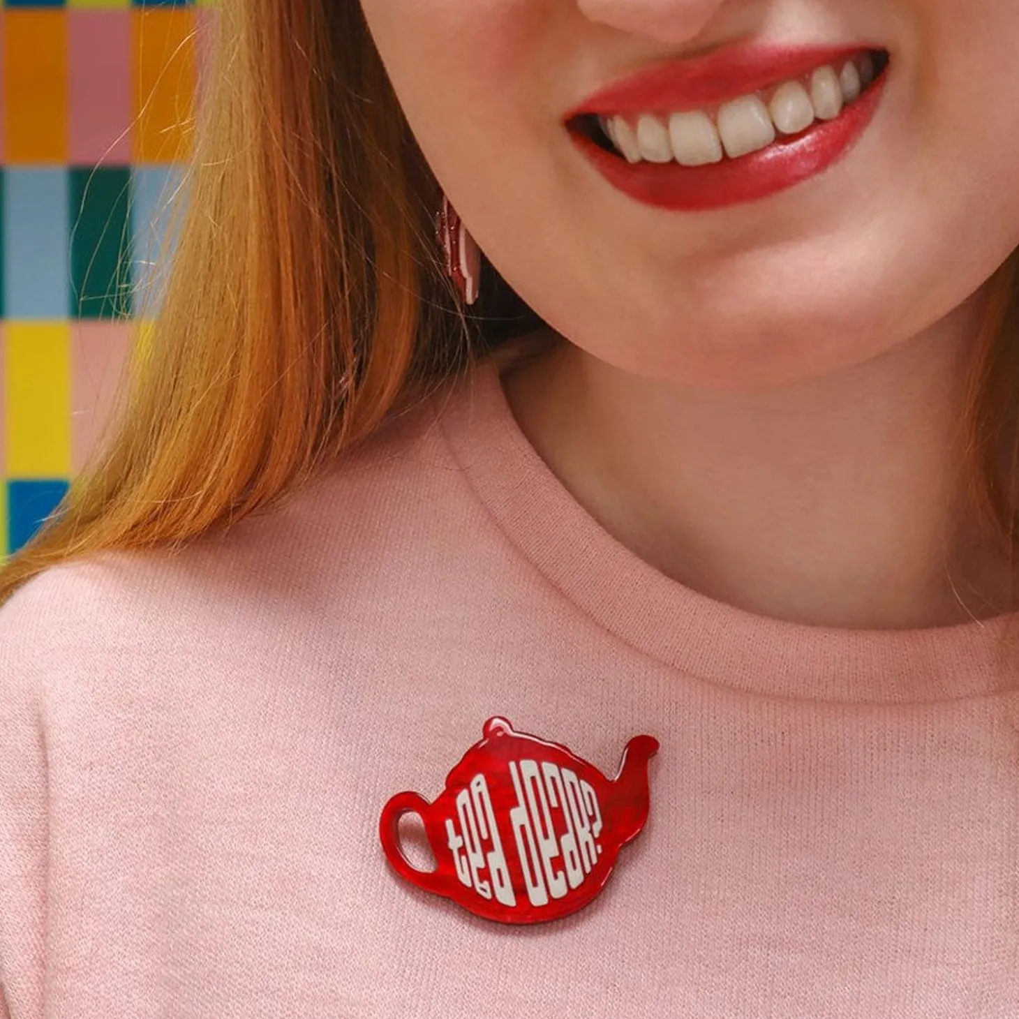 Tea Dear Brooch