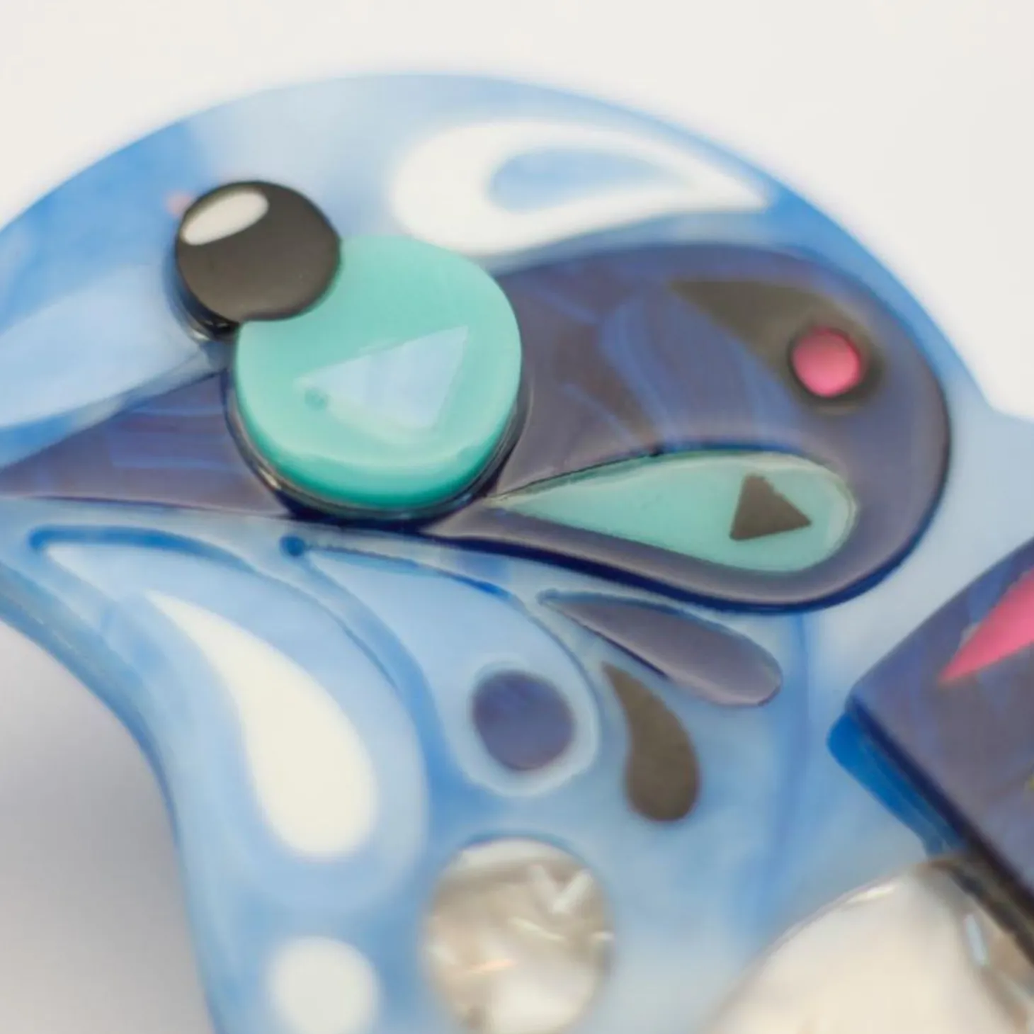 The Astute Azure Kingfsher Brooch