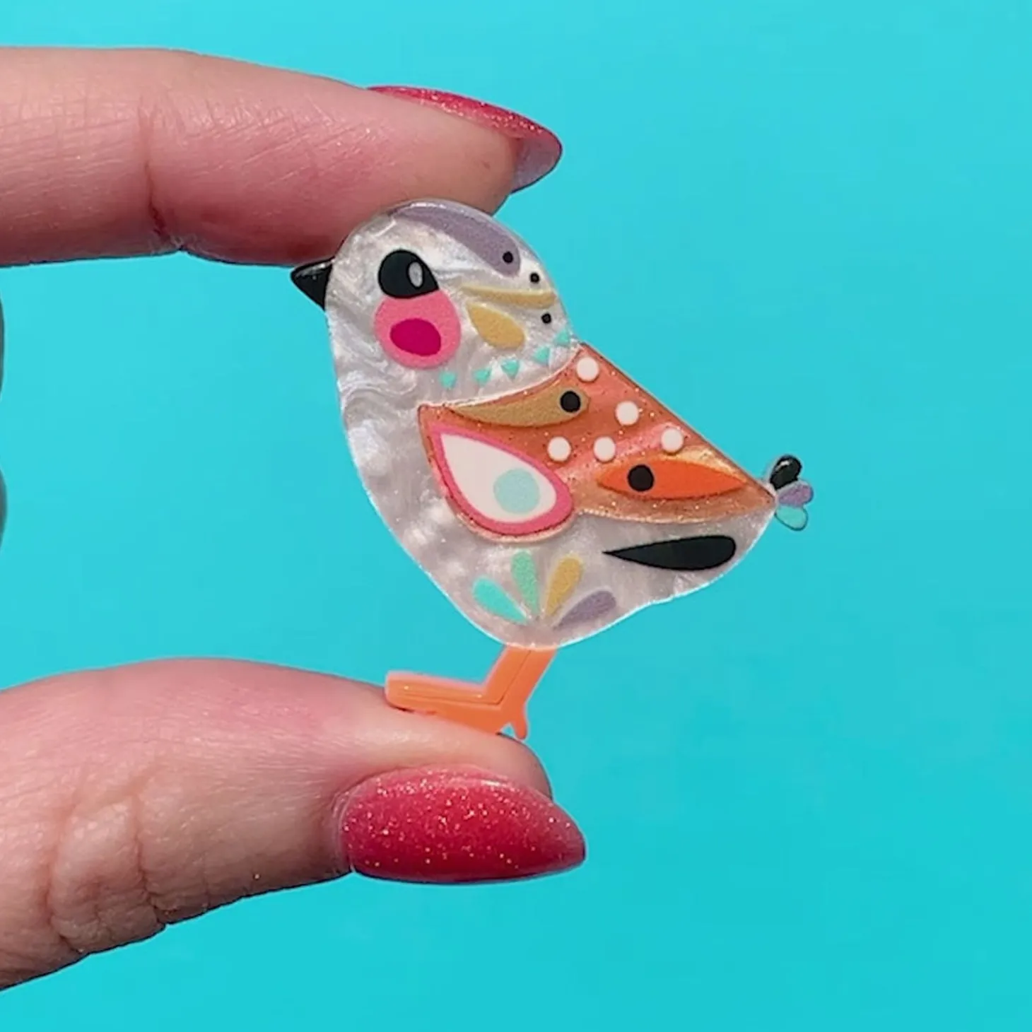 The Balanced Baby Sandpiper Mini Brooch