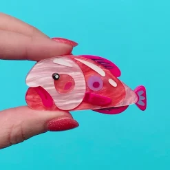 The Blissful Blobfish Brooch