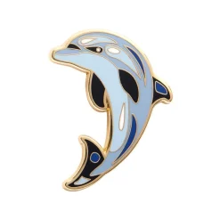 The Boastful Bottlenose Dolphin Enamel Pin