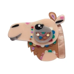The Cautious Camel Brooch