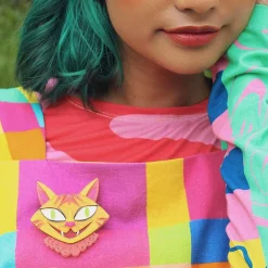 The Cheshire Cat Brooch