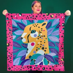 The Choosy Cheetah Square Scarf