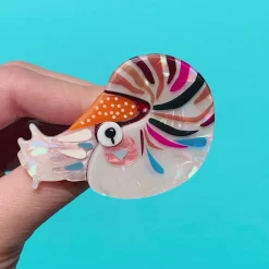 The Cryptic Chambered Nautilus Brooch