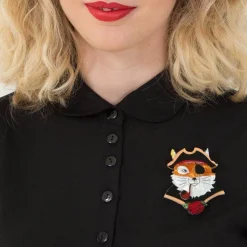 The Cunning Captain Fox Brooch