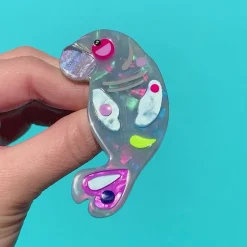 The Dutiful Dugong Brooch