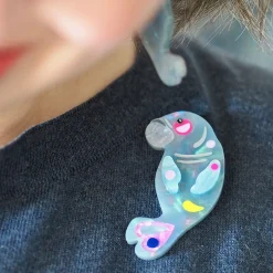 The Dutiful Dugong Brooch