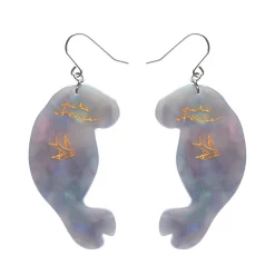 The Dutiful Dugong Drop Earrings
