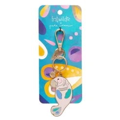 The Dutiful Dugong Enamel Key Ring