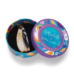 The Emboldened Emperor Penguin Brooch