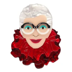 The Face Of Style Iris Brooch