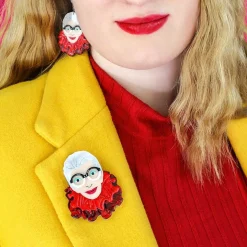 The Face Of Style Iris Brooch