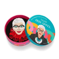 The Face Of Style Iris Brooch