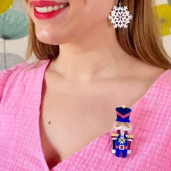 The Festive Soldier Brooch
