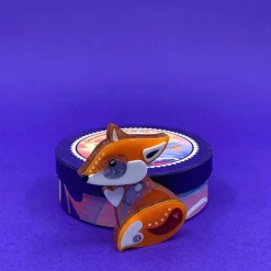 The Footloose Fox Brooch