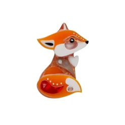 The Footloose Fox Mini Brooch