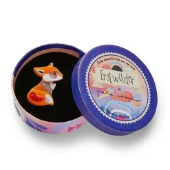 The Footloose Fox Mini Brooch