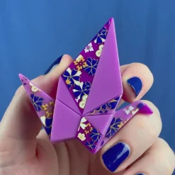 The Fortunate Crane Brooch