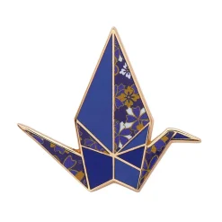 The Fortunate Crane Enamel Pin