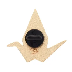 The Fortunate Crane Enamel Pin