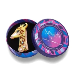 The Genteel Giraffe Brooch