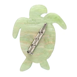 The Graceful Green Sea Turtle Brooch