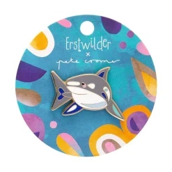 The Guileless Great White Shark Enamel Pin