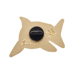 The Guileless Great White Shark Enamel Pin