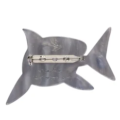 The Guileless Great White Shark Brooch