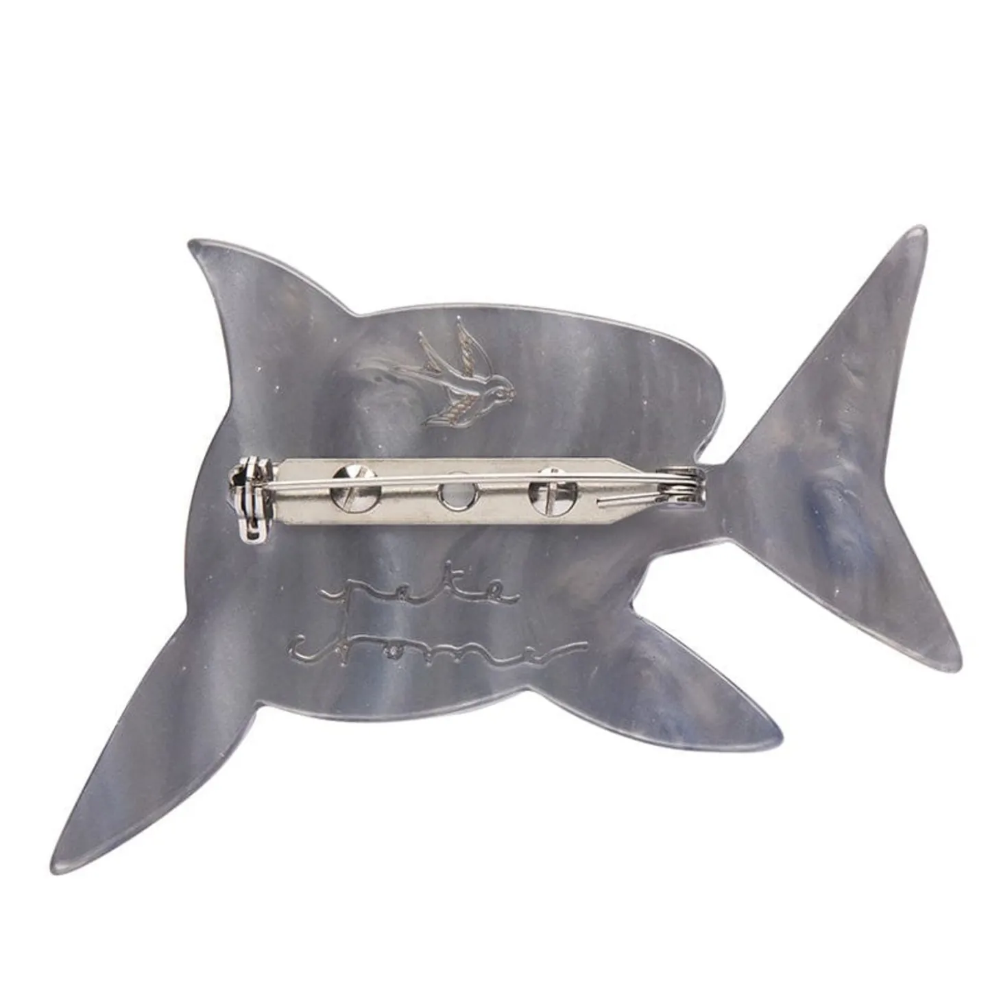 The Guileless Great White Shark Brooch