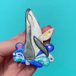 The Halcyon Humpback Whale Brooch