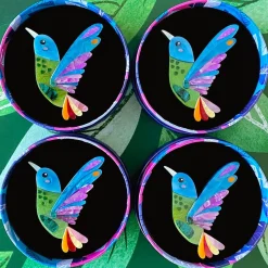 The Hardworking Hummingbird Brooch