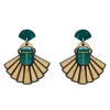 The Heart Of Egypt Scarab Drop Earrings