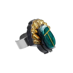 The Heart Of Egypt Scarab Ring