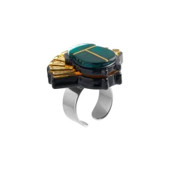 The Heart Of Egypt Scarab Ring