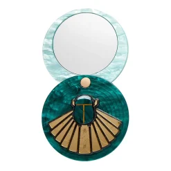 The Heart Of Egypt Scarab Mirror Compact