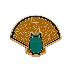 The Heart Of Egypt Scarab Enamel Pin