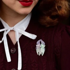 The Love Cats Mini Brooch