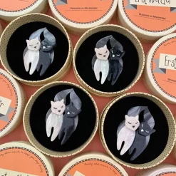 The Lovecats Brooch