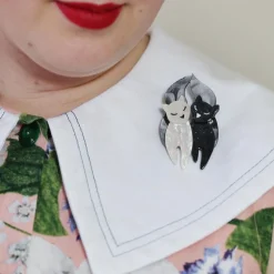 The Lovecats Brooch