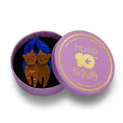 The Lovecats Brooch