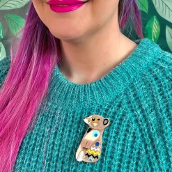 The Masterful Meerkat Brooch