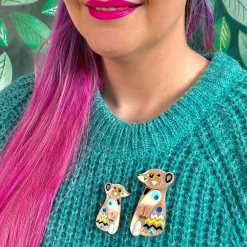 The Masterful Meerkat Brooch