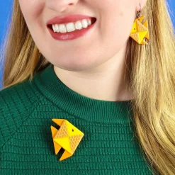 The Memorable Goldfish Brooch
