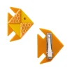 The Memorable Goldfish Hair Clips Set - 2 Piece