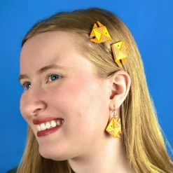 The Memorable Goldfish Hair Clips Set - 2 Piece