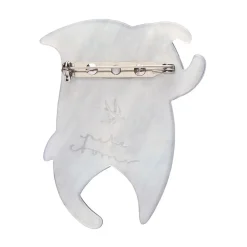 The Mercurial Manta Ray Brooch