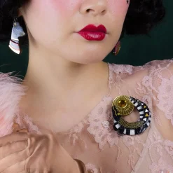 The Nile Crocodile Brooch