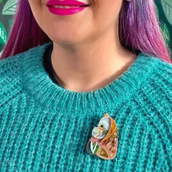 The Orderly Orangutan Brooch